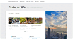Desktop Screenshot of etudierauxusa.com